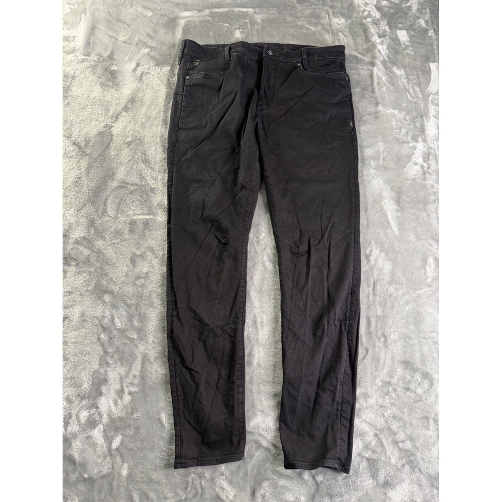 G-Star Raw D-Staq Men's Jeans Size 38 Black Sustainable Materials Label
